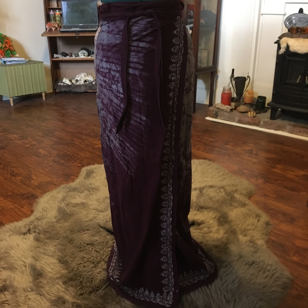 Batikked Indian Wrap Skirt